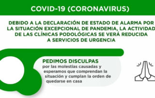 Podologas frente al coronavirus 19