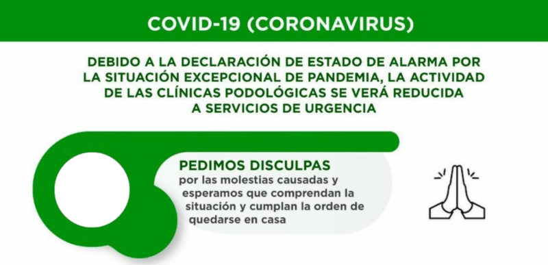 Podologas frente al coronavirus 19